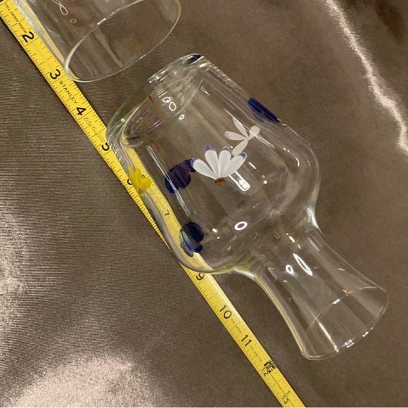 Vintage glass Bedside Night Carafe Pitcher and Tumbler Glass Set - Picture 8 of 8